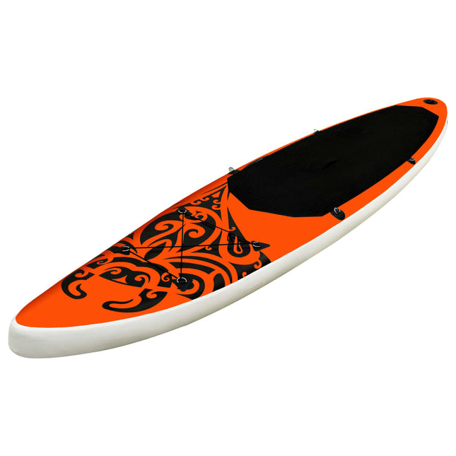 Stand Up Paddleboardset Opblaasbaar 366X76X15 Cm Oranje Oranje