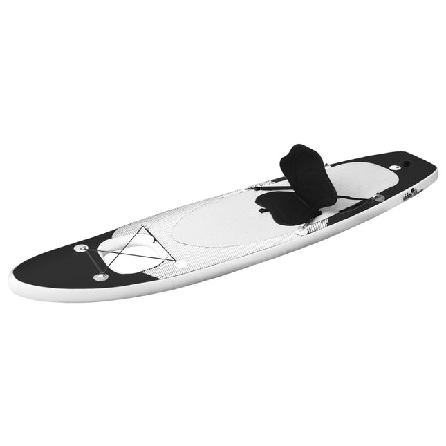 Stand Up Paddleboardset Opblaasbaar 330X76X10 Cm Zwart Zwart